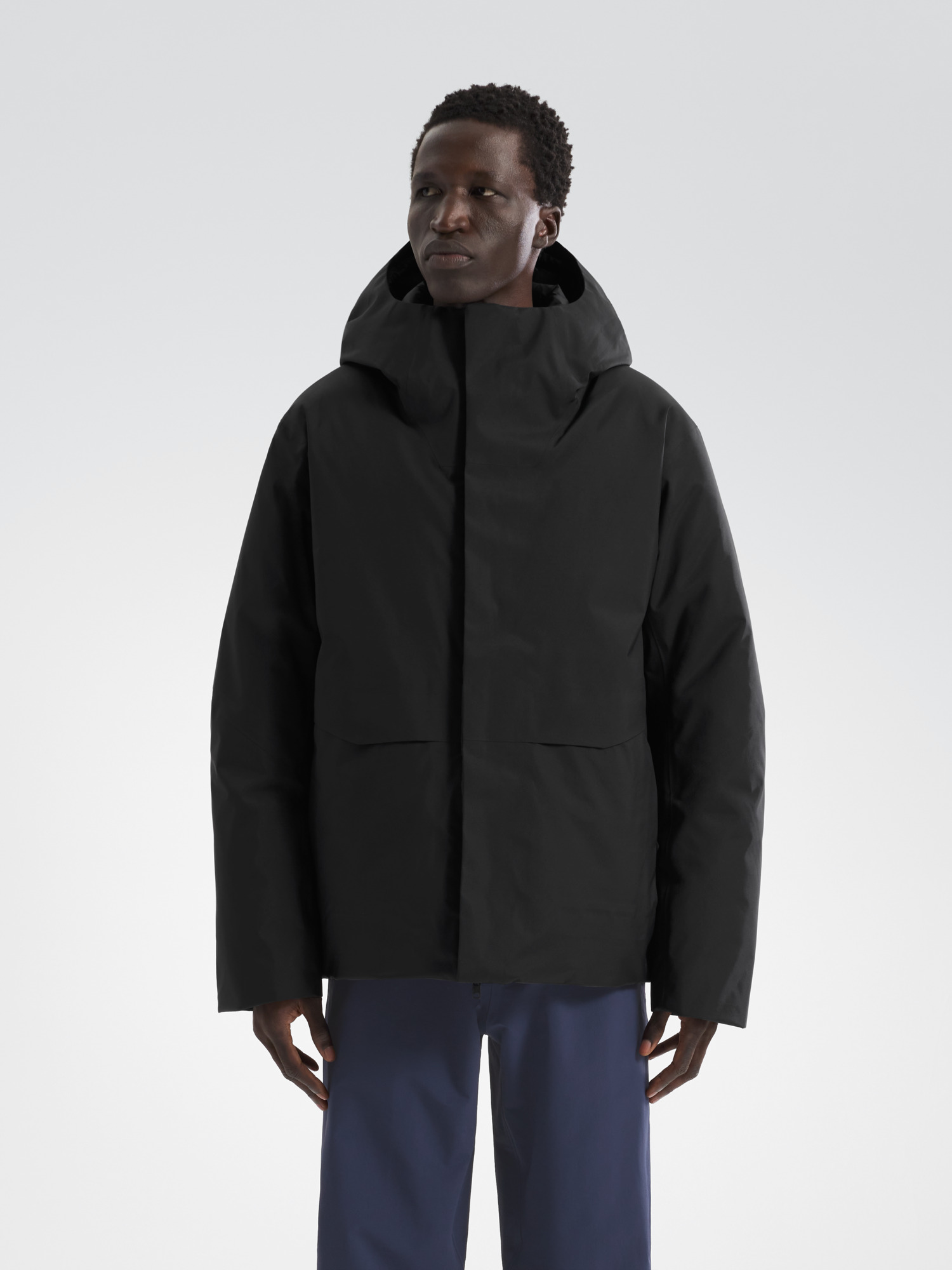 F25-X000009944-Sorin-Down-Jacket-Black-Front-View