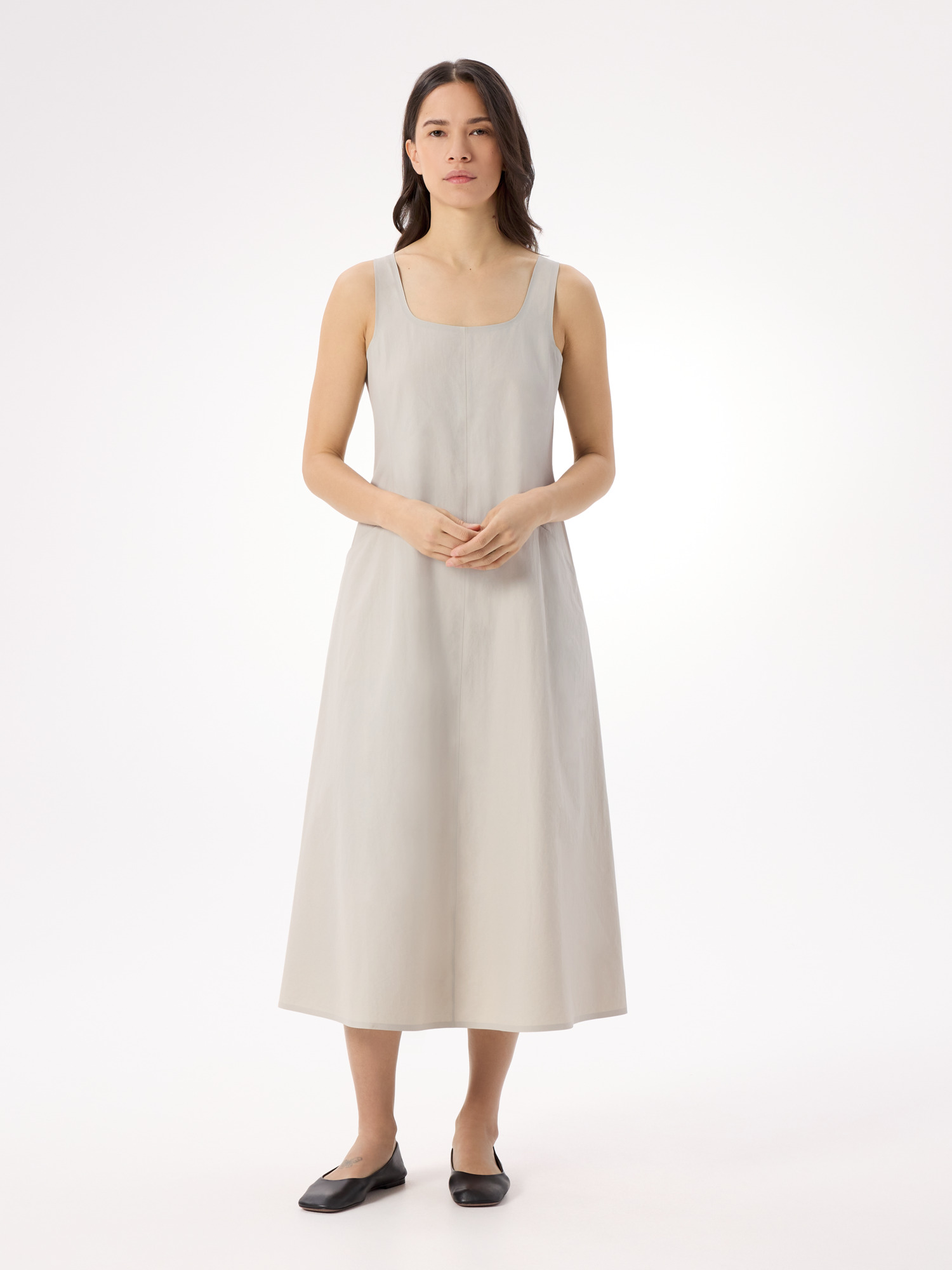 S26-X000010309-Cila-SL-Dress-Dark-Cocoon-Women-s-Front-View